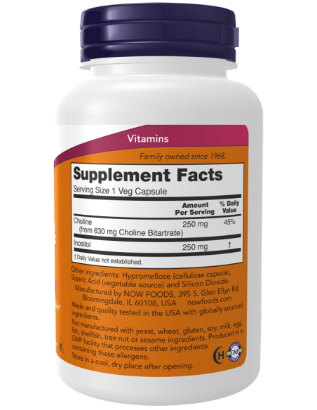 Choline and Inositol 100 vcaps
