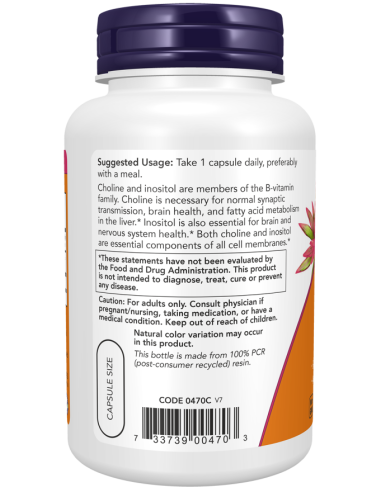 Choline and Inositol 100 vcaps