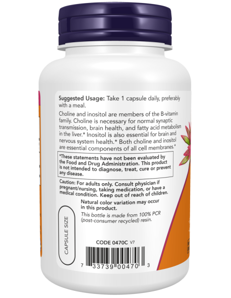 Choline and Inositol 100 vcaps