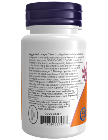 Ubiquinol CoQH-CF 60 softgels