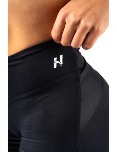 V-shaping Belt Shorts STRONG BEAUTY Black