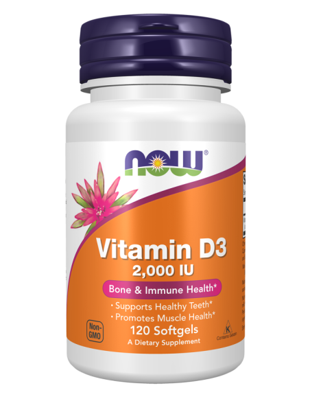 Vitamin D-3 2000 IU 120 softgels