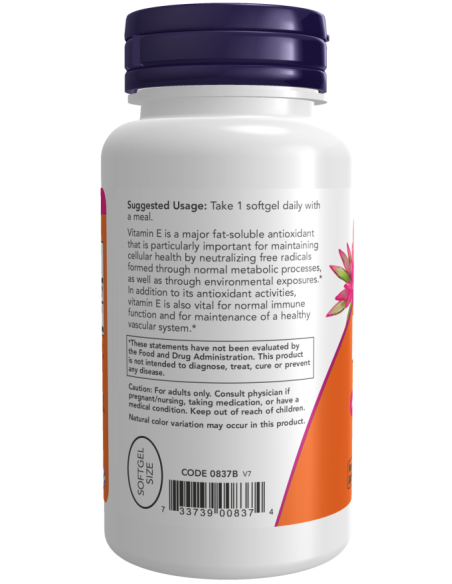 Vitamin E-400 Natural 100 softgels