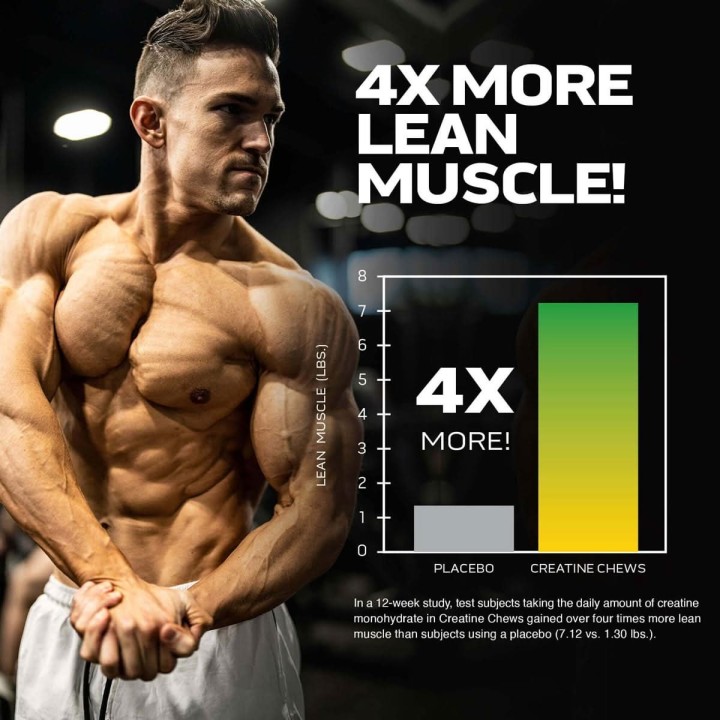 Creatine Chews 90 Tablets MuscleTech: chewable creatine