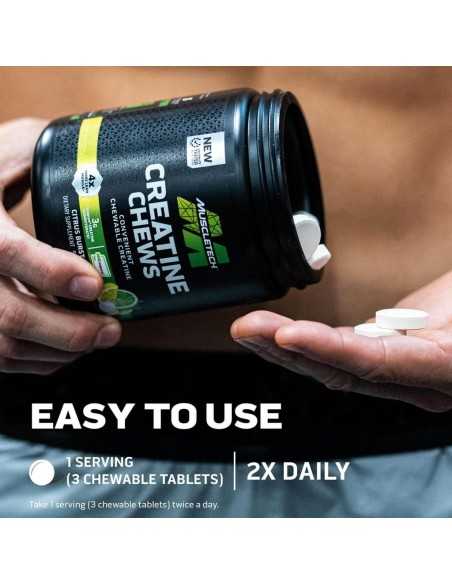 Creatine Chews Citrus Burst 90 chewable tablets
