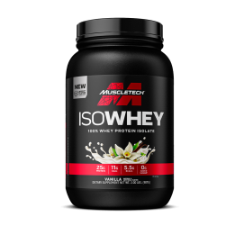 Iso Whey 907 g Muscletech: Whey Isolate 25 g per Serving