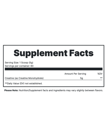 Creatine Monohydrate 300 grams