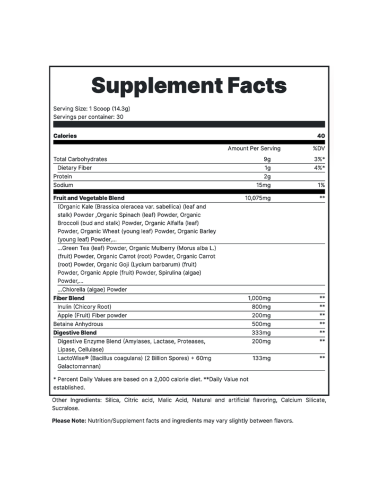 GI Juice Digestive Enzymes 429 grams