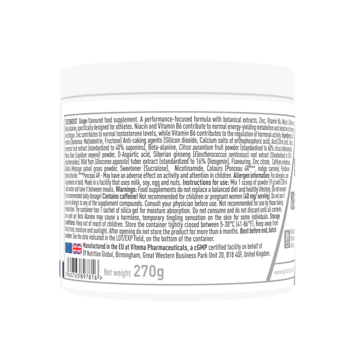 Metabolic Testoboost Dynutrition | Integratore Testosterone Naturale | Citymuscle