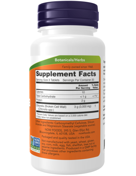Chlorella 1000mg 120 tablets