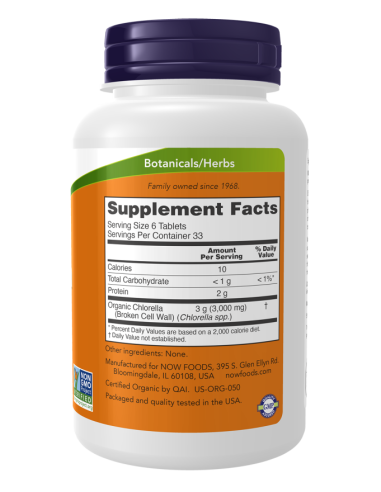 Chlorella 500mg 200 tablets