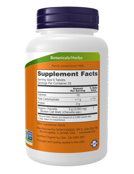 Chlorella 500mg 200 tablets
