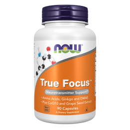 True Focus 90 Vcaps Now Foods: vegetable capsules