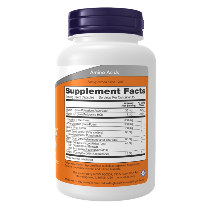 True Focus 90 Vcaps Now Foods: vegetable capsules