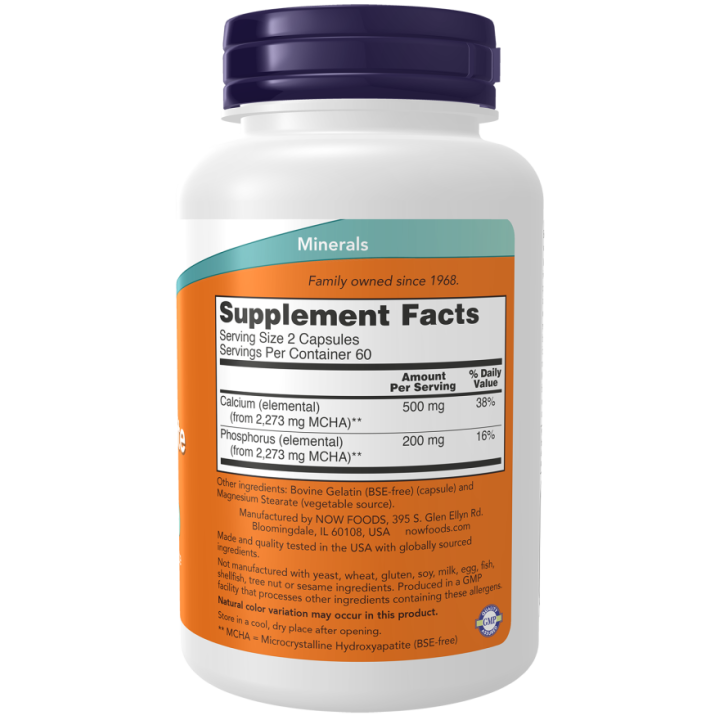 Calcium Hydroxyapatite - Calcium Supplement | NOW Foods