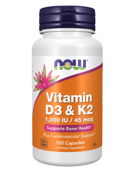 Vitamin D-3 & K-2 120 caps