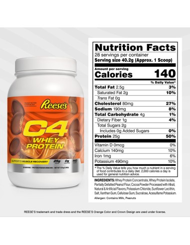 C4 Whey Protein 1587 grams