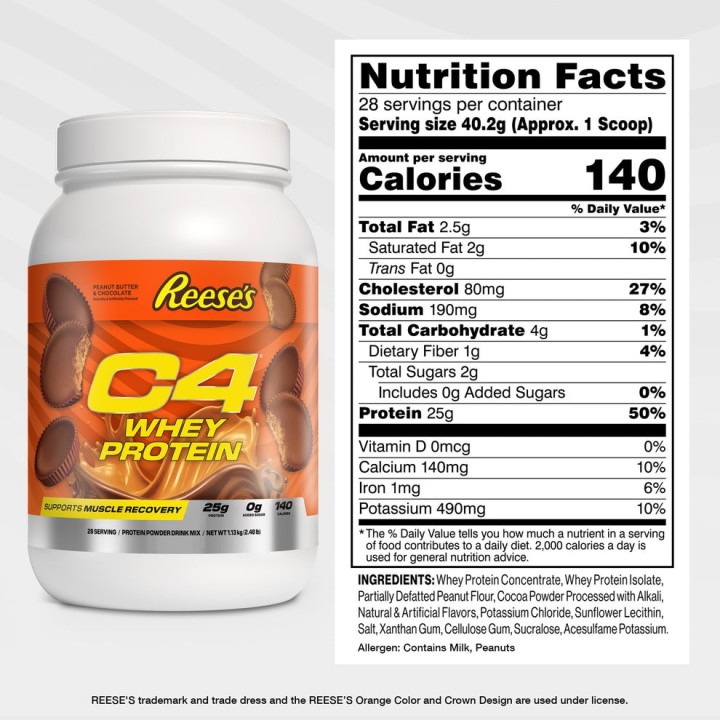 C4 Whey Protein 1610 g Cellucor: Proteine Siero Recupero