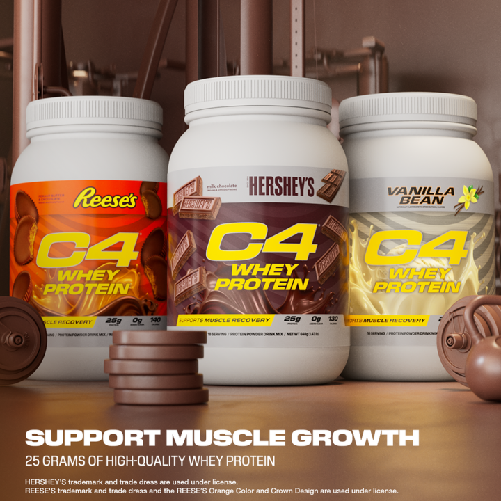 C4 Whey Protein 1610 g Cellucor: Proteine Siero Recupero