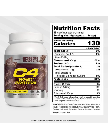 C4 Whey Protein 1587 grams