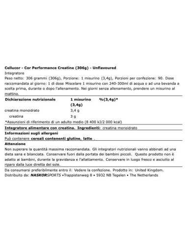 Cor Performance Creatine 153 gr