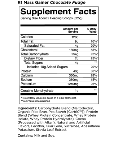 Mass Gainer 2620 grams