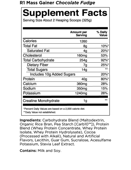 Mass Gainer 2620 grams