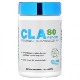 AllMax Nutrition CLA 80 Femme 60 softgels