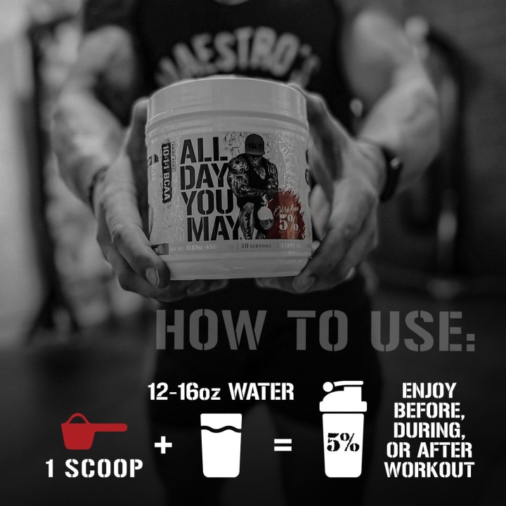All Day You May 435 g 5% Nutrition: BCAA 10:1:1 Recupero