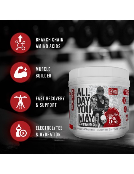 All Day You May Caffeinated BCAA Recovery Drink 456 gr