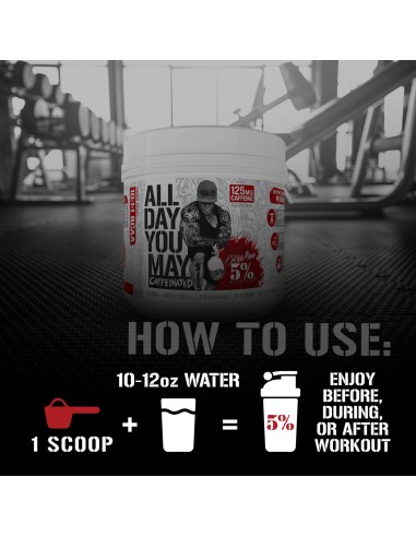 All Day You May Caffeinated BCAA Recovery Drink...