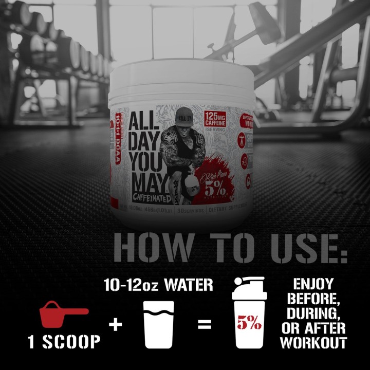 All Day You May Caffeinated 456 g 5% Nutrition: BCAA drink