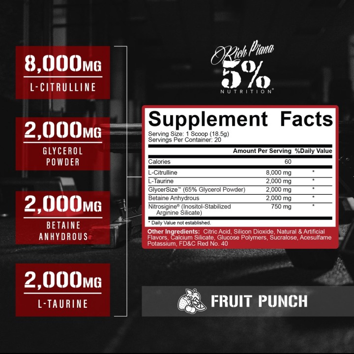 Full AF 370 g 5% Nutrition: Pre-Workout in Polvere