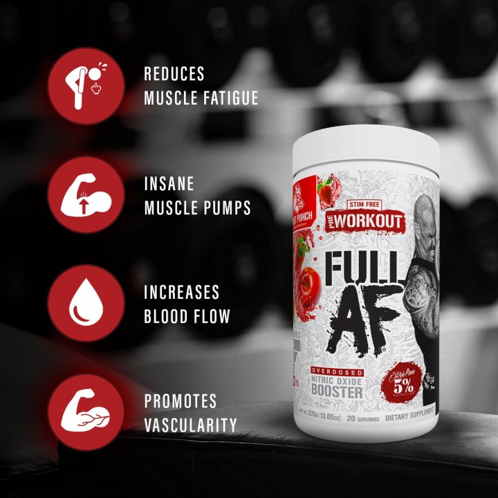 Full AF 370 g 5% Nutrition: Pre-Workout in Polvere