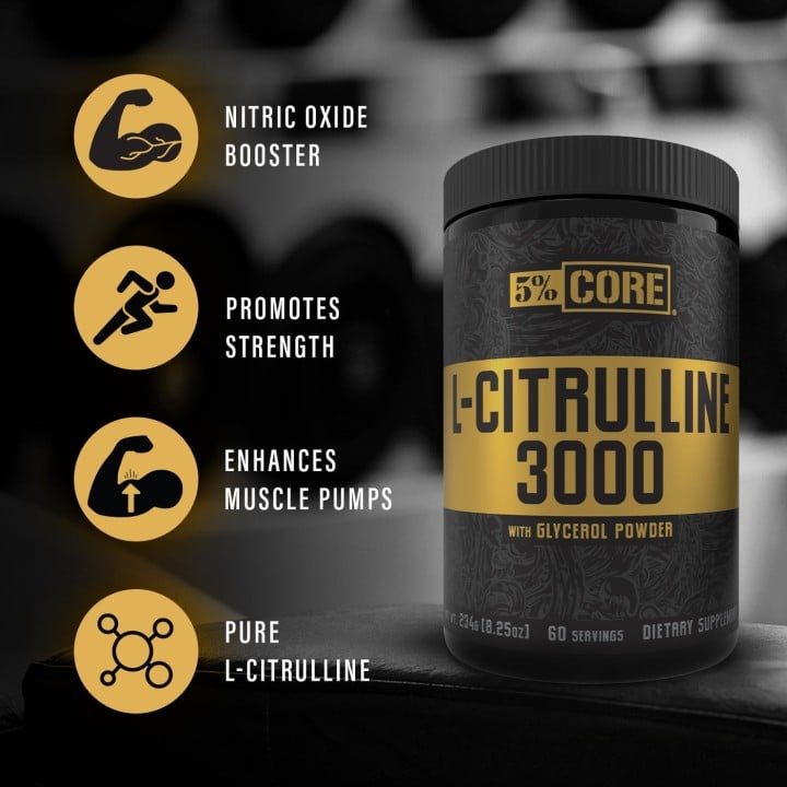 L-Citrulline 3000 mg 234 g 5% Nutrition: in polvere