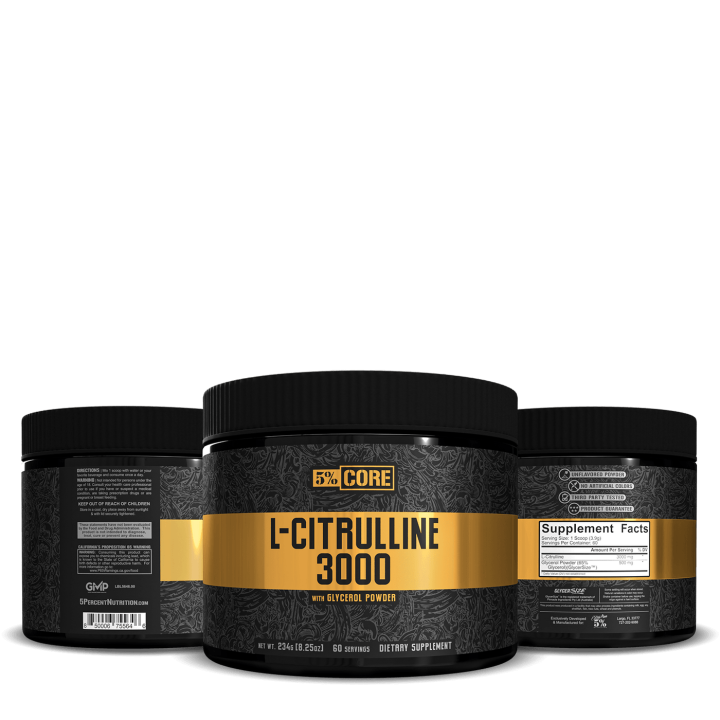 L-Citrulline 3000 mg 234 g 5% Nutrition: in polvere