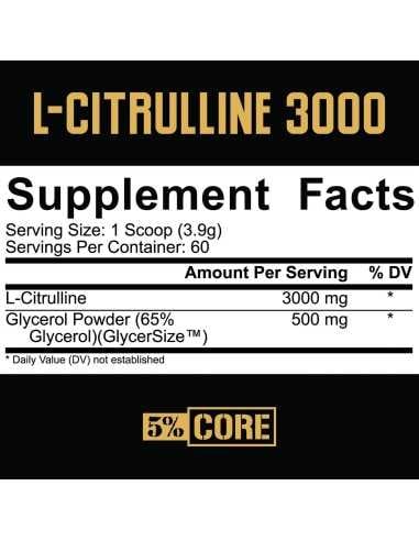 L-Citrulline 3000 Core Series 234 grams