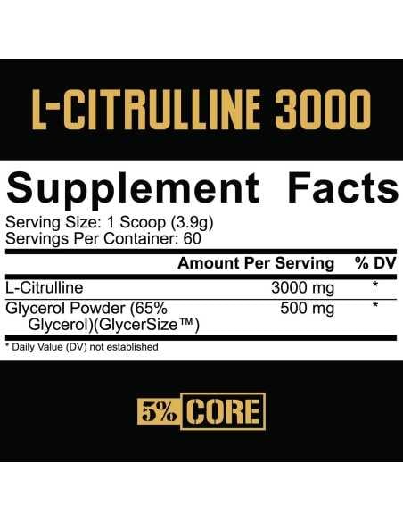 L-Citrulline 3000 Core Series 234 grams