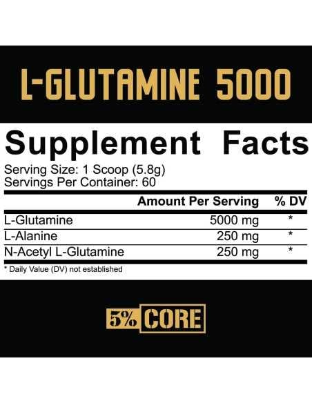 L-Glutamine 5000 Core Series Unflavoured 348 grams