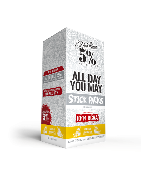 All Day You May Legendary Series Stick Packs Italian Lemon Ice 10 x 17 gr
