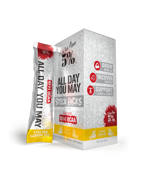 All Day You May Legendary Series Stick Packs Italian Lemon Ice 10 x 17 gr