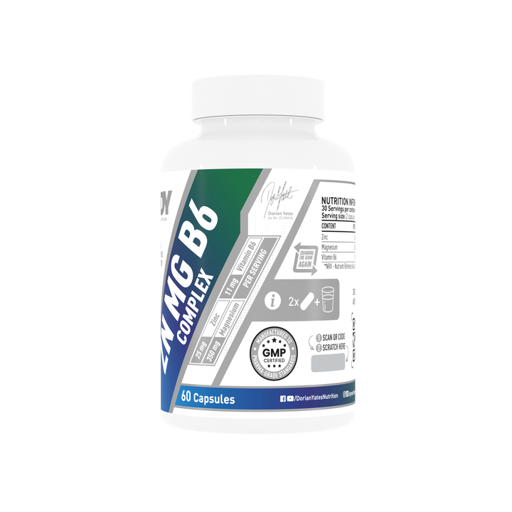 ZN-MG-B6 Complex DY Nutrition zinc magnesium B6 supplement