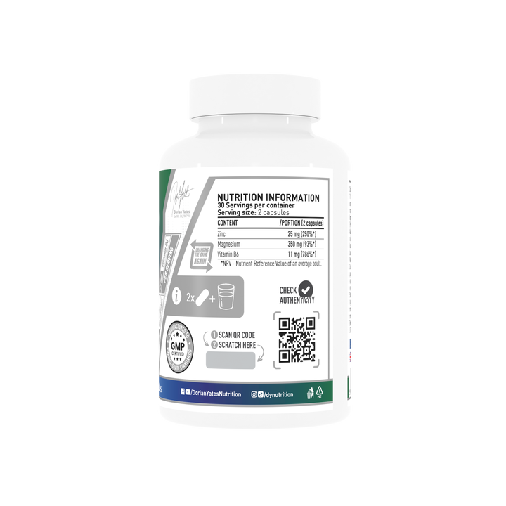 ZN-MG-B6 Complex DY Nutrition zinc magnesium B6 supplement