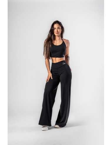 Deni x NEBBIA High-waist Flared Pants