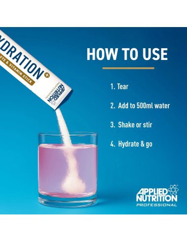 Hydration + Electrolyte & Vitamin Powder Stick...