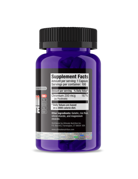 Chromium Picolinate 200 Mcg 100 Caps