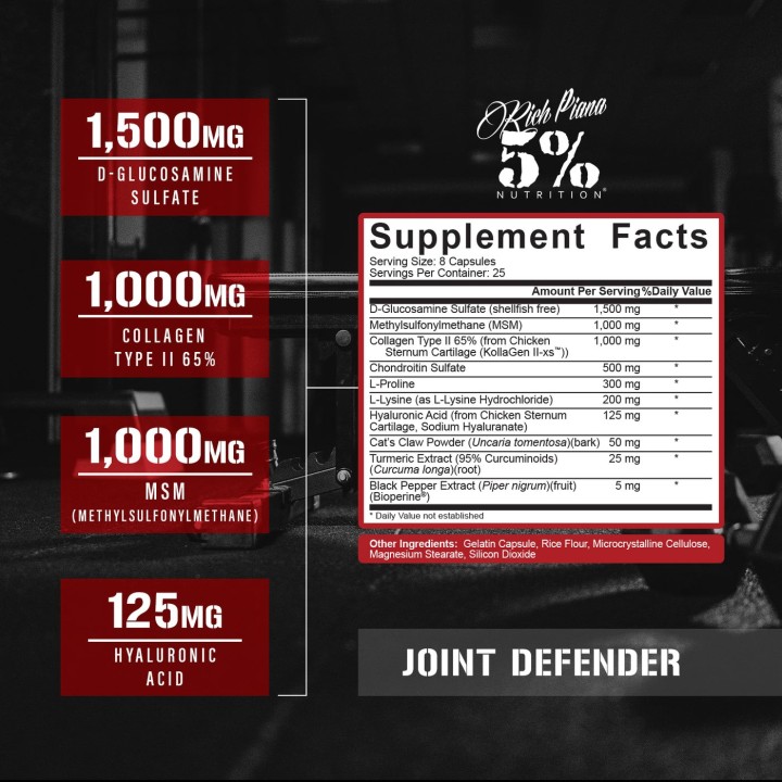 Joint Defender 200 Caps 5% Nutrition Legendary Series