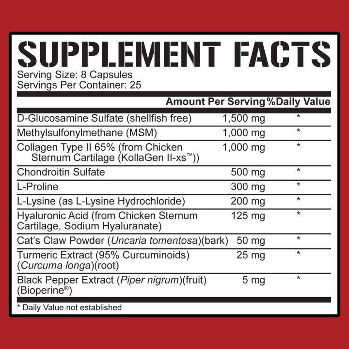 Joint Defender 200 Caps 5% Nutrition Legendary Series