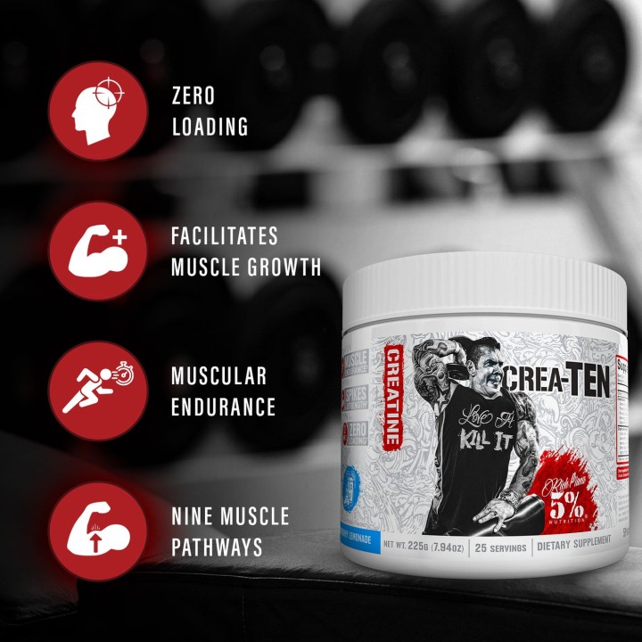 Crea-TEN 225 g 5% Nutrition Legendary Series Creatina