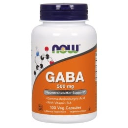 GABA with Vitamin B6 500mg 100 vcaps
